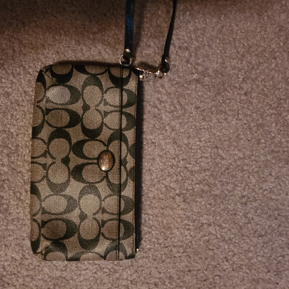 Coach Signature Wristlet